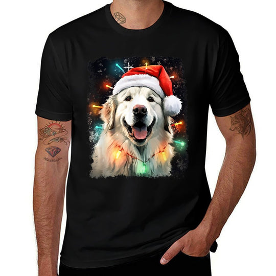 Dog Great Pyrenees Christmas  Eco-friendly Material T-Shirt