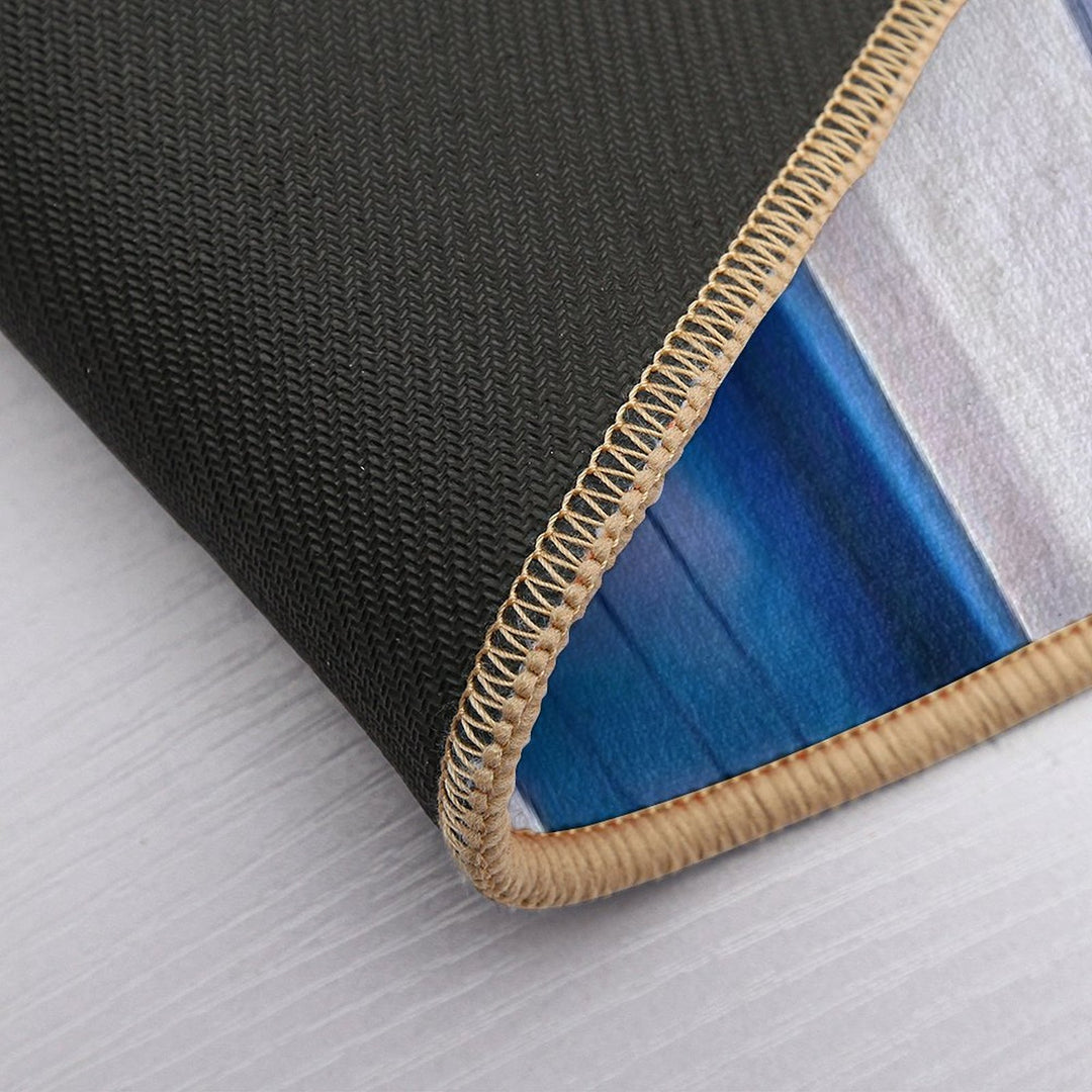 Santorini Oia Greece , Path to Paradise  Pet-Safe Bath Mat