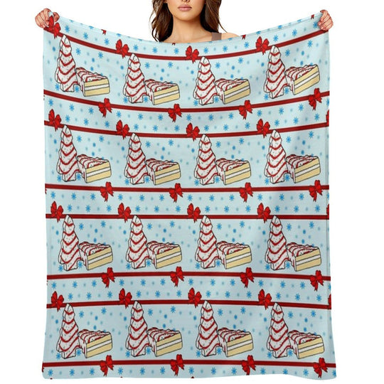 Little Debbie Christmas Cakes Compact Throw Blanket
