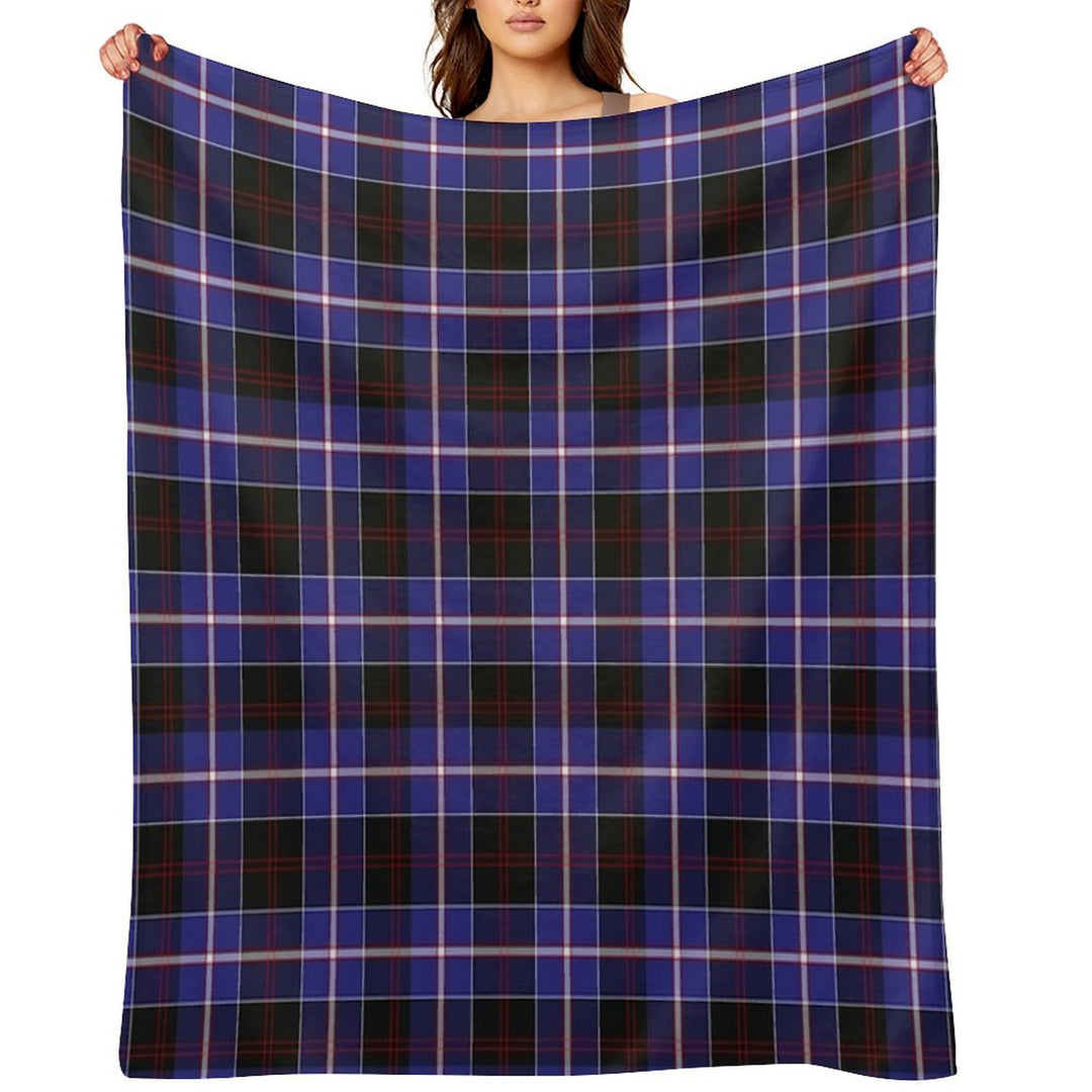 Clan Dunlop Tartan Versatility Throw Blanket