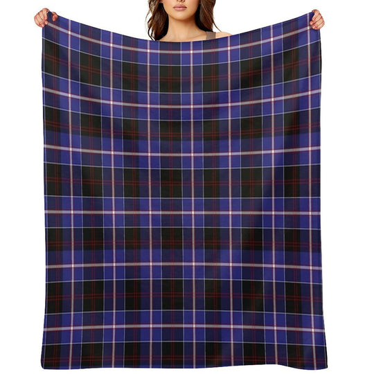 Clan Dunlop Tartan Versatility Throw Blanket