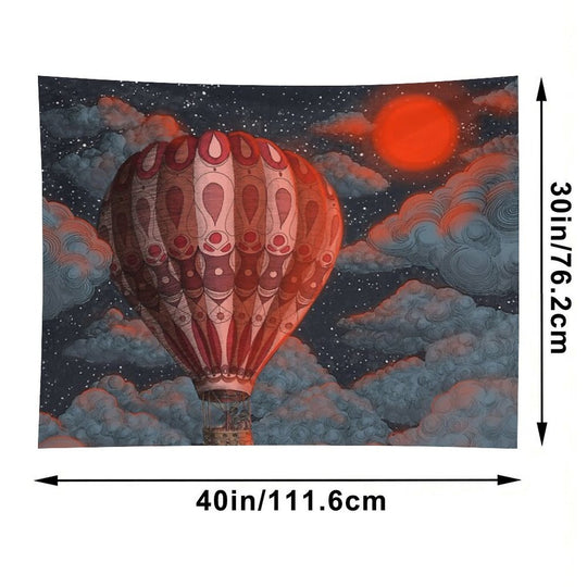 Adventure Awaits - Hot Air Balloon Tapestry