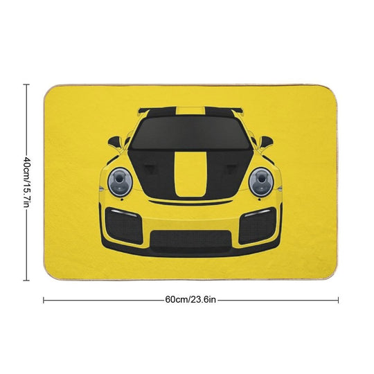 GT2RS Yellow Durable Bath Mat