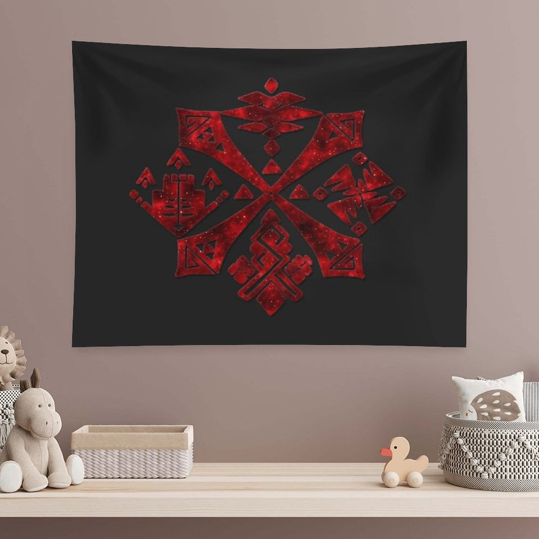 Monster Hunter - Hunter's Guild Emblem (Galaxy Design) Tapestry