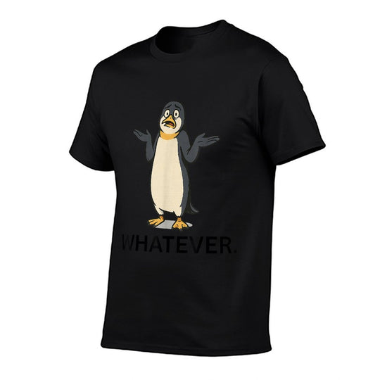 Penguin Shrug Meme – Whatever Tariff Response  Stretchy T-Shirt