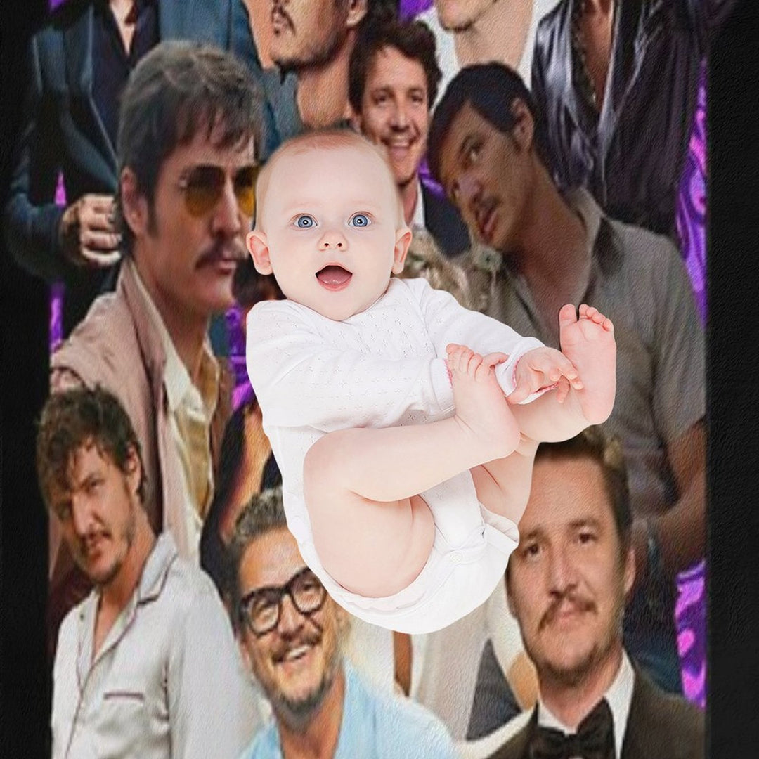 Pedro Pascal Sustainable Throw Blanket