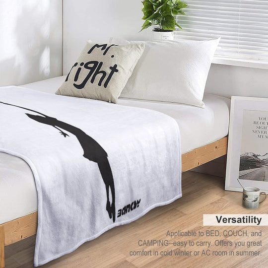 Banksy - Balloon Girl Anti-pilling Throw Blanket