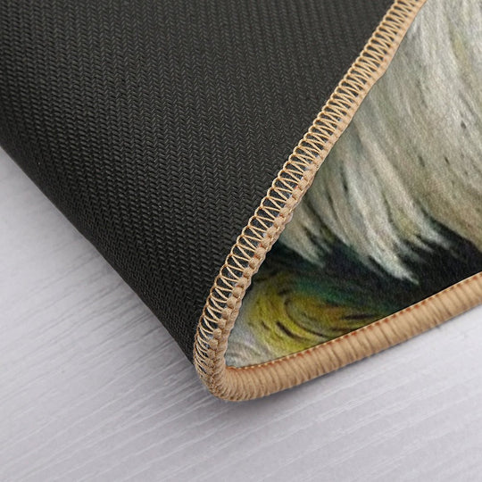 The Snuggle Queen - West Highland Terrier Van Gogh Style  Non-Slip Bath Mat