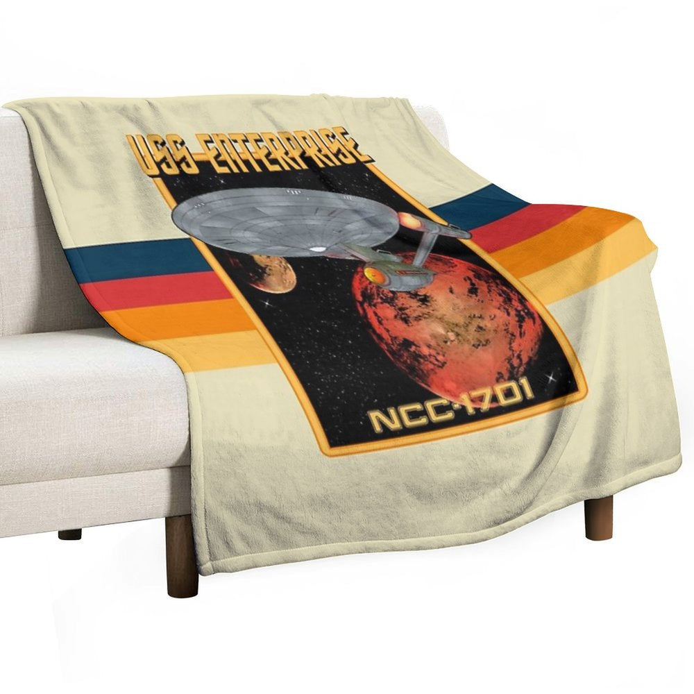 USS Enterprise NCC-1701 Premium Throw Blanket