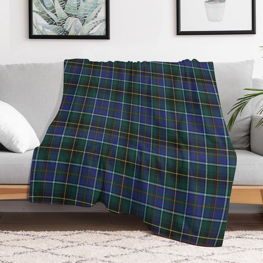 Clan MacInnes Tartan Anti-pilling Throw Blanket