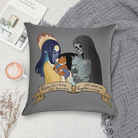 Life & Death Soft Decorative Cover Throw Pillow