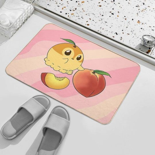 Penguinscoops - Peach  Multi-Purpose Bath Mat