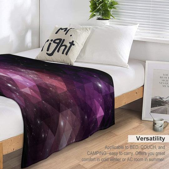 Space Shrink-resistant Throw Blanket