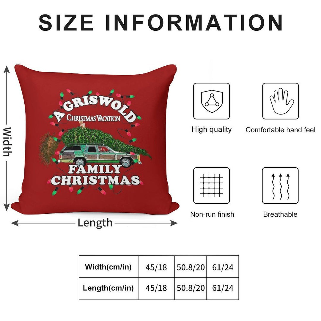 A Griswold Family Christmas Soft Ultra-Soft Texture Throw Pillow