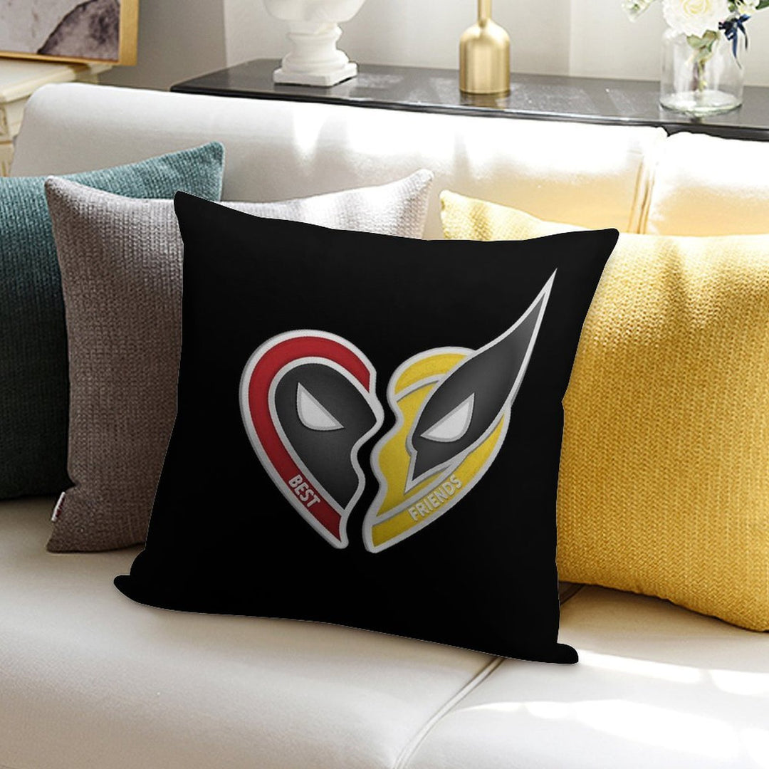 Multiverse BFFs Soft Fade-Resistant Throw Pillow