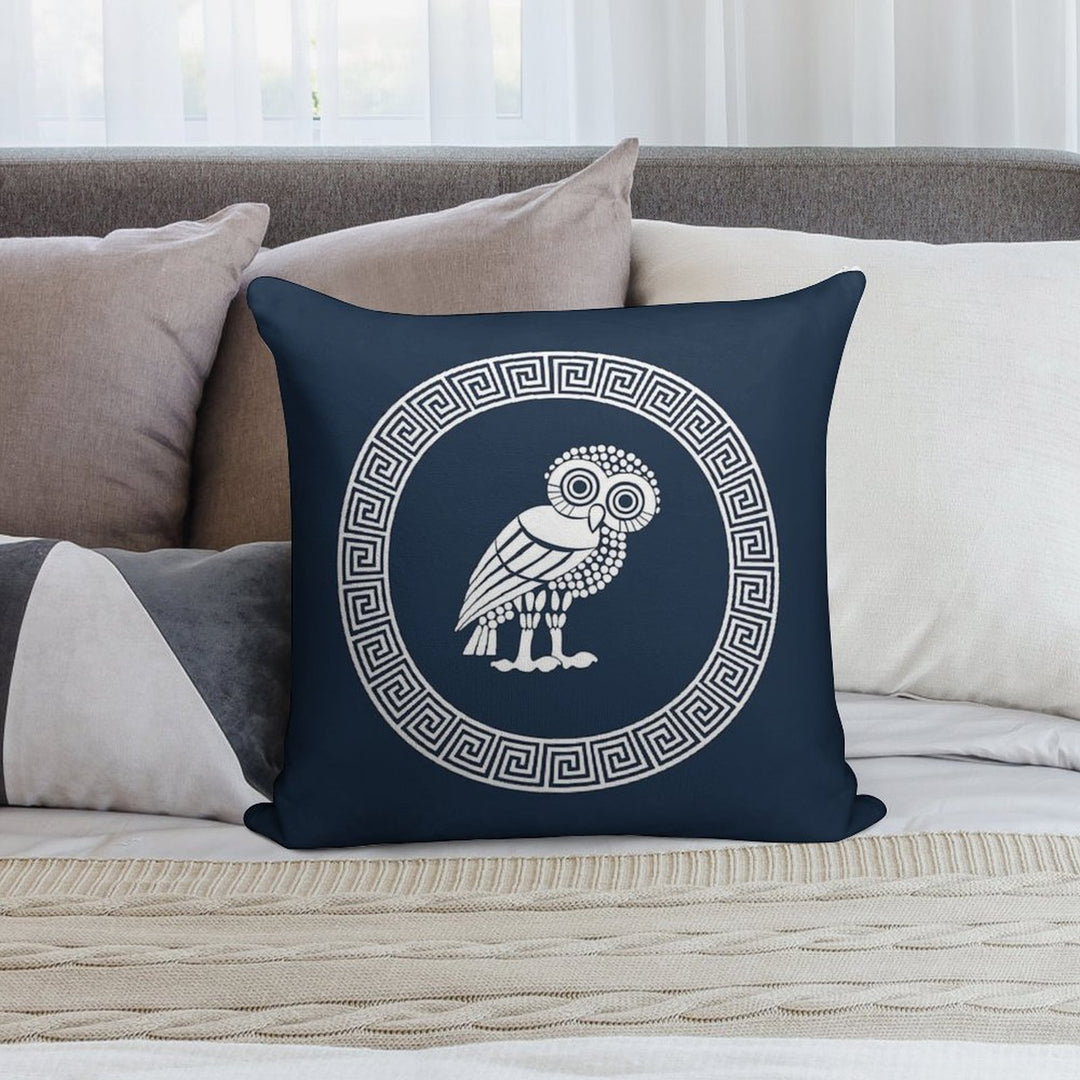 Owl of Athena Soft Warmth Comfort Throw Pillow