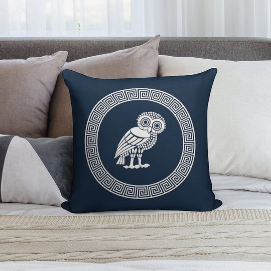 Owl of Athena Soft Warmth Comfort Throw Pillow