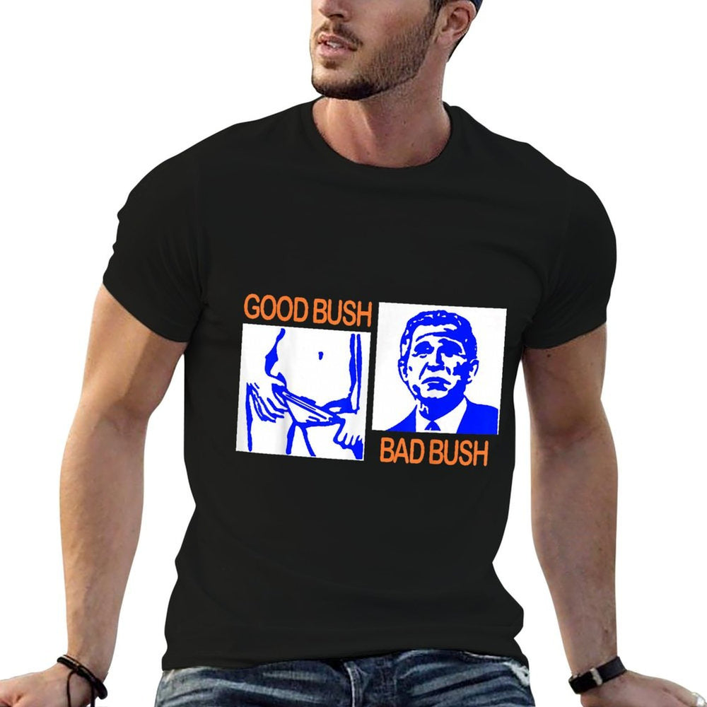 Good Bush Bad Bush Funny George W. POTUS USA Vintage  Classic T-Shirt