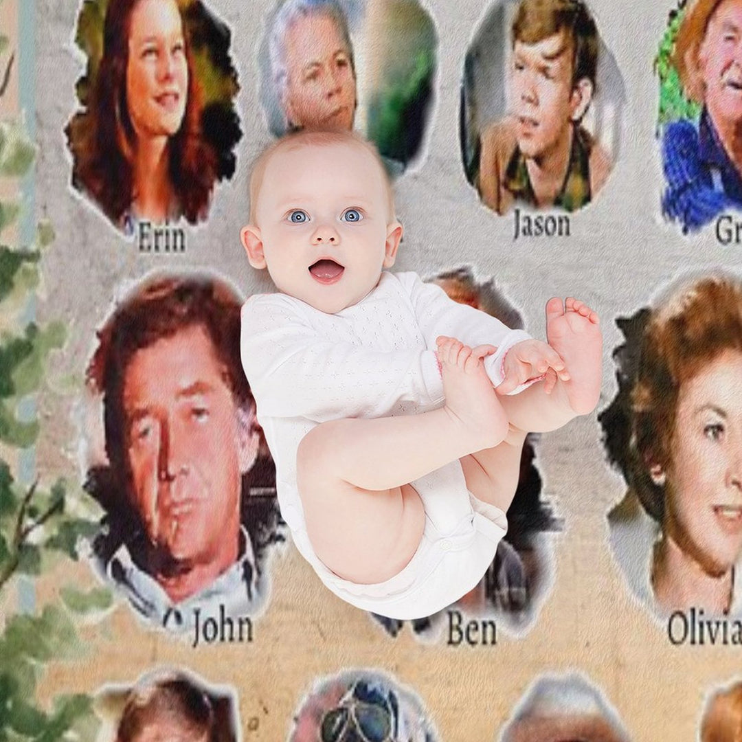 The Waltons TV Show Wrinkle-free Throw Blanket