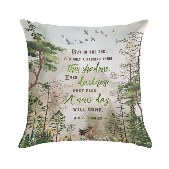 But in The End Soft Hidden Zipper Throw Pillow