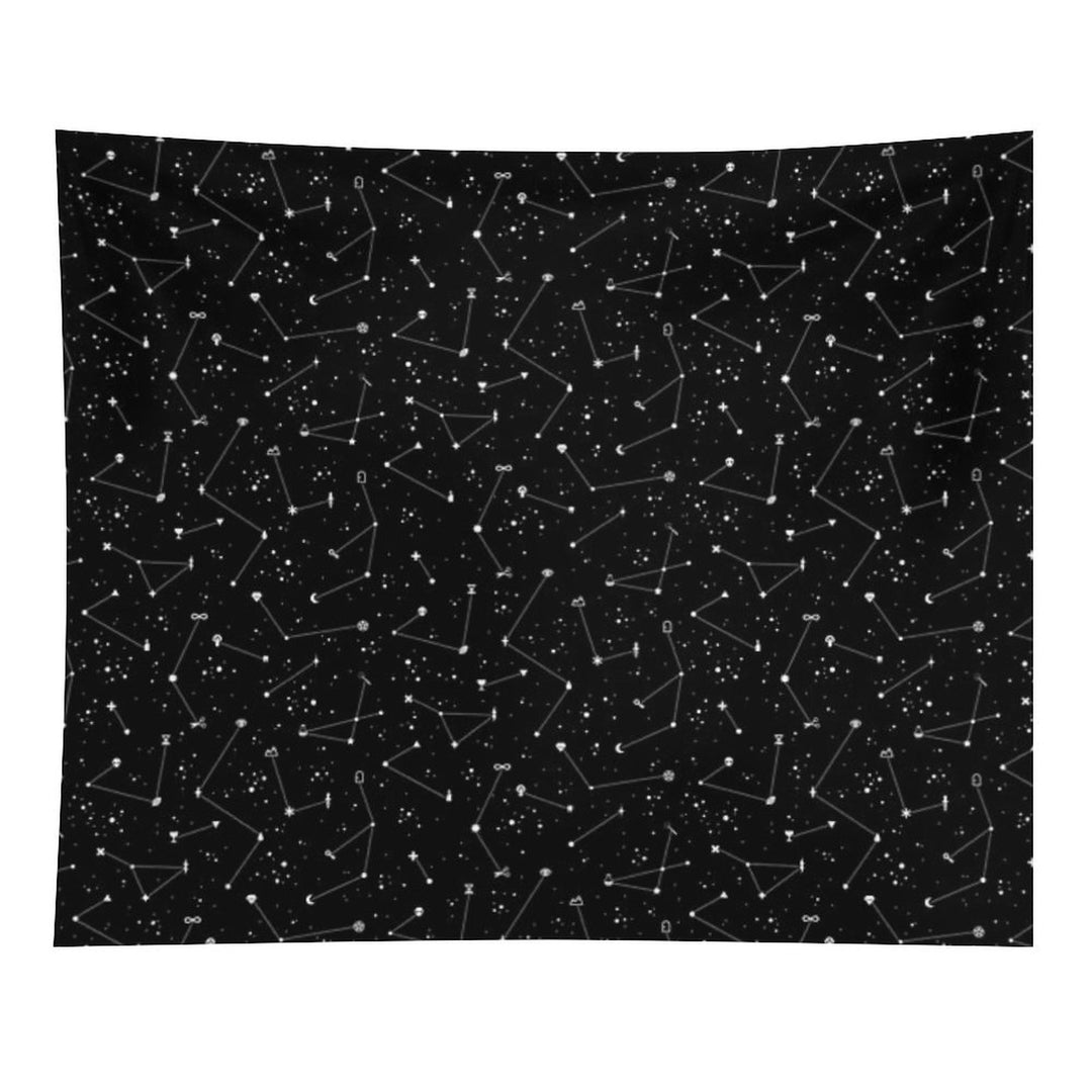 Constellations (Black) Tapestry