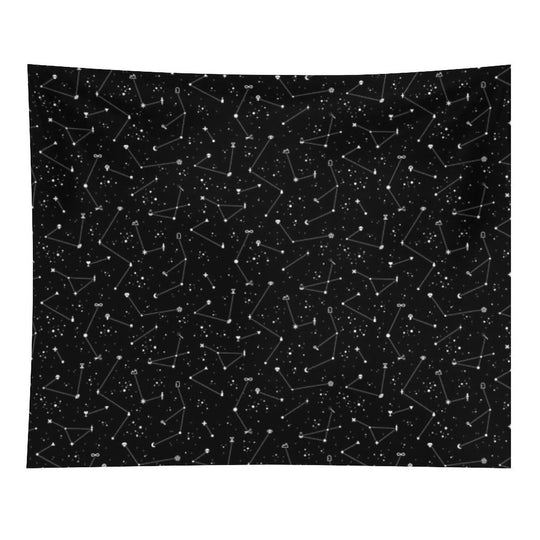 Constellations (Black) Tapestry