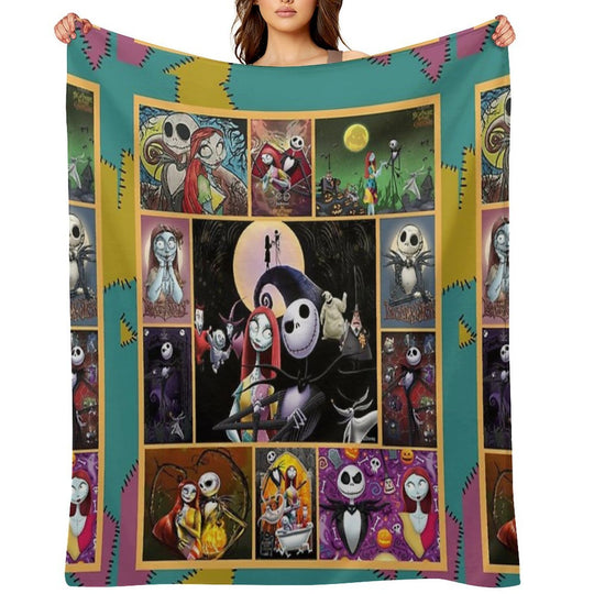 Nightmare Before Christmas Quick-dry Throw Blanket