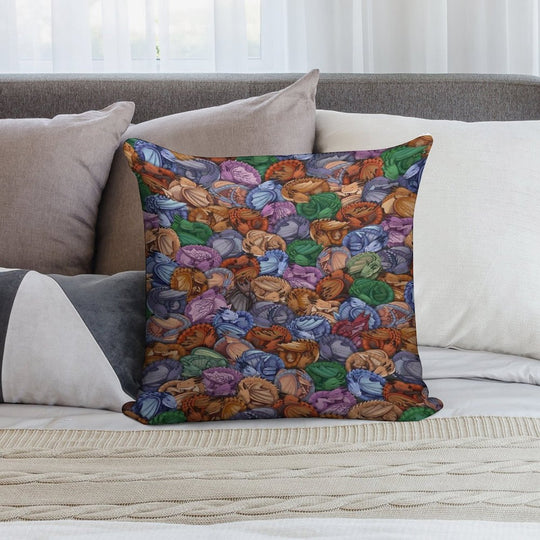 Let Sleeping Dragons Snooze Soft Anti-Pilling Throw Pillow