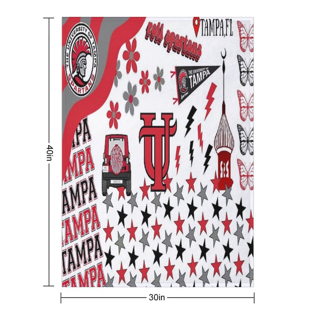 UT Collage Comfort Throw Blanket