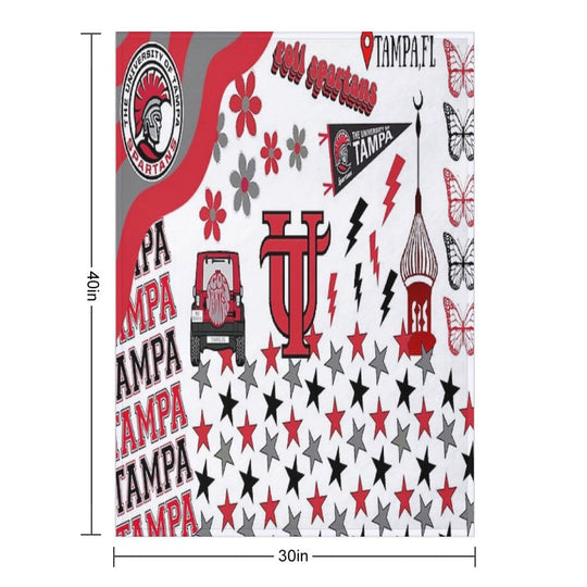 UT Collage Comfort Throw Blanket