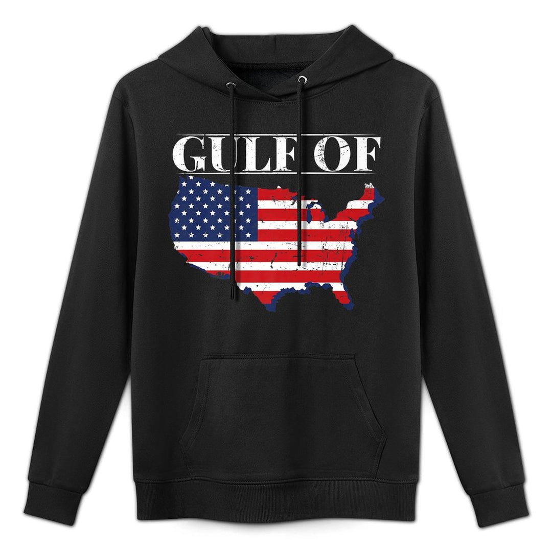 Gulf of United States Or USA of America Premium Cotton-Polyester Blend Hoodie