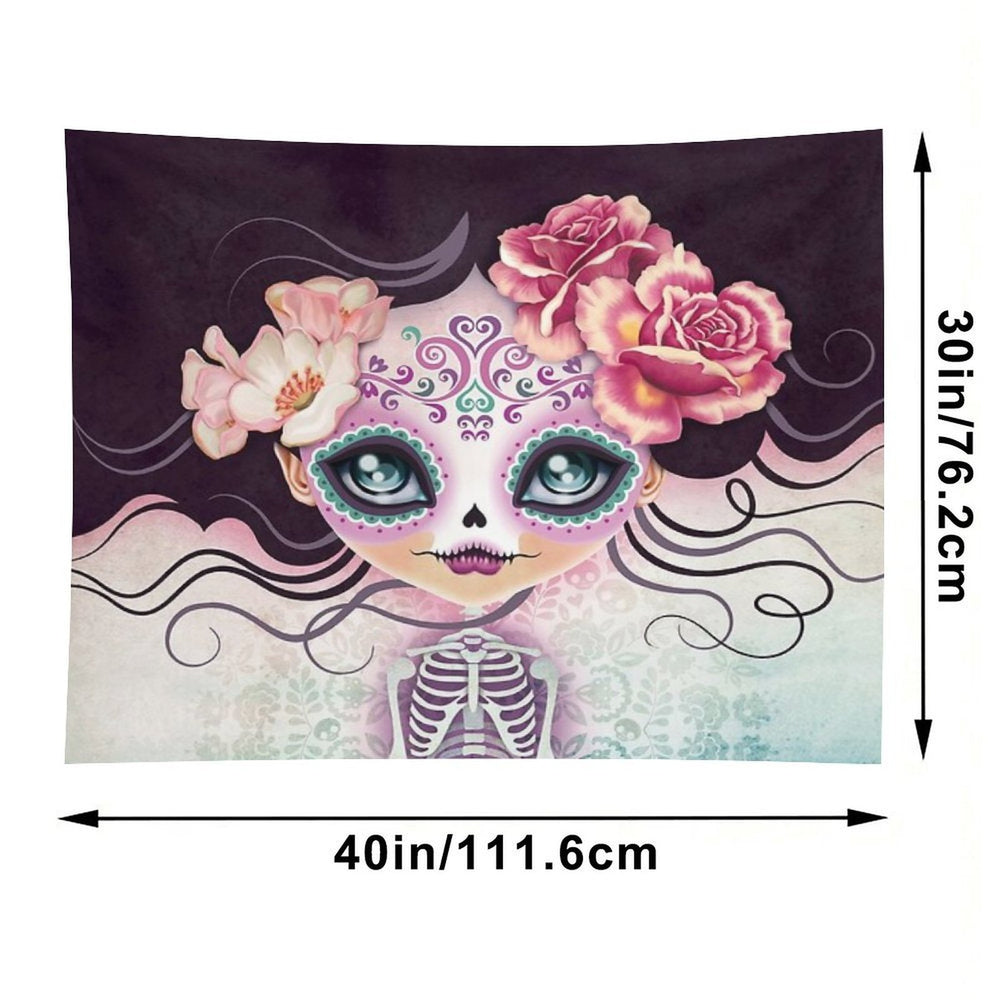 Camila Huesitos - Sugar Skull Tapestry