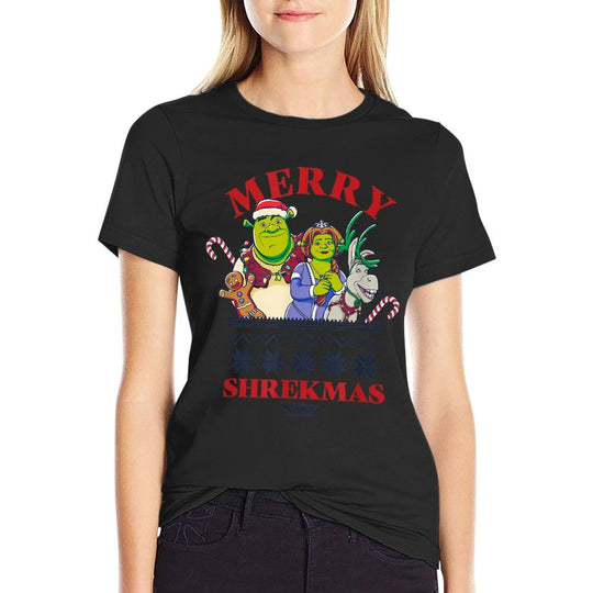 Shrek Merry Shrekmas  Graphic-printed T-Shirt