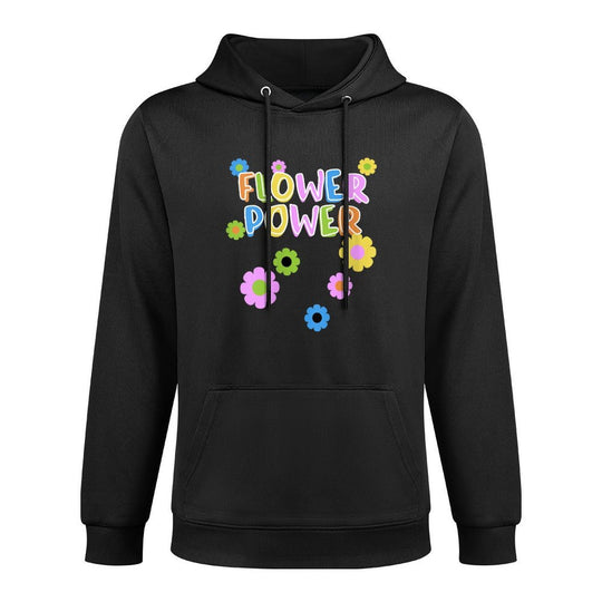 Womens Flower Power Cute Groovy Chick 70s 60s Party Theme Outfit Medium-Weight Fabric Hoodie