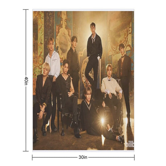 STRAY KIDS Quick-dry Throw Blanket