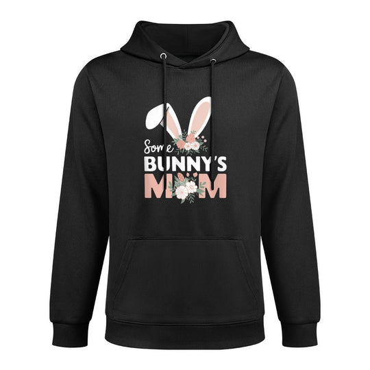 Some Bunnys Mom, Funny Cute Rabbit Family Birthday Machine Washable Hoodie