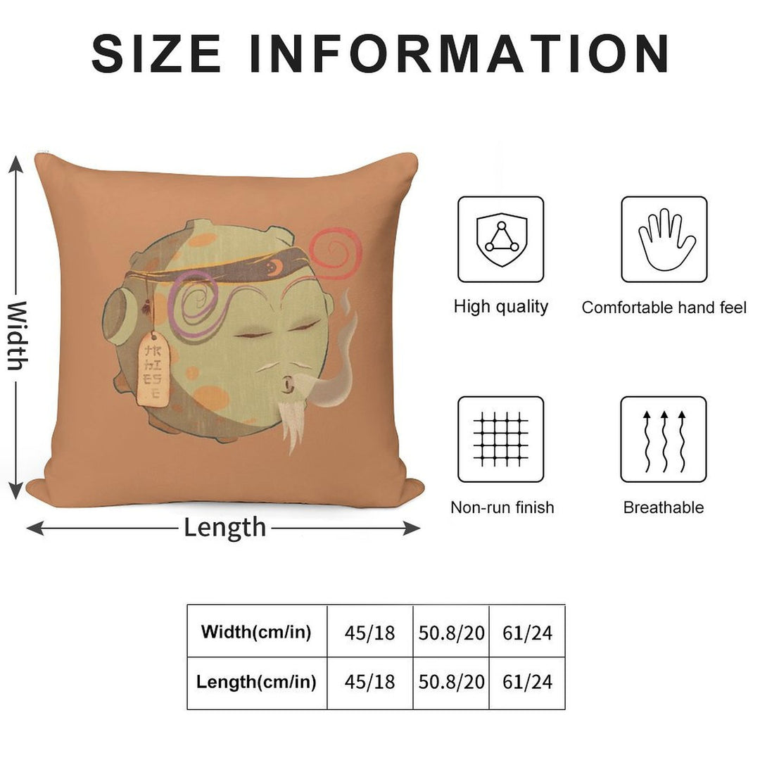 Moon Army #007 Moon Army Sensei Soft High-Density Material Throw Pillow