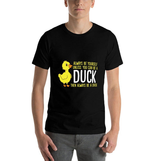 Always Be Yourself Unless You Can Be A Duck Duck Lovers  Heathered Texture T-Shirt