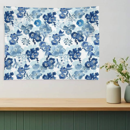 Blooms of Ink Tapestry