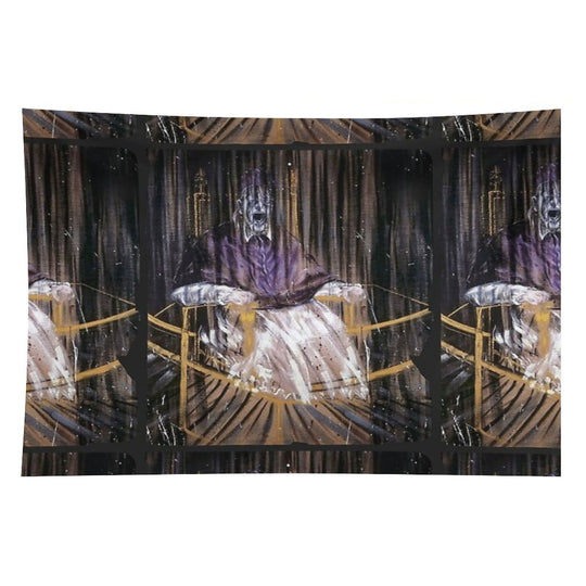 Study after Velázquez's Portrait of Pope Innocent X by Francis Bacon Tapestry