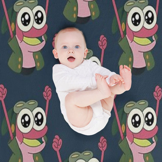 Happy Sprig  Amphibia Compact Throw Blanket