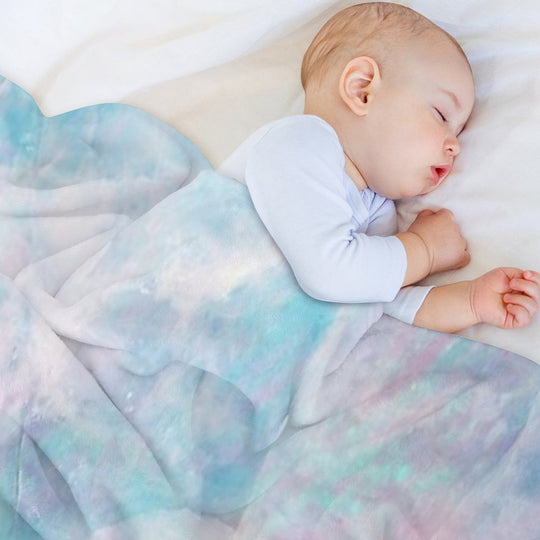 Iridescent Marble Premium Throw Blanket