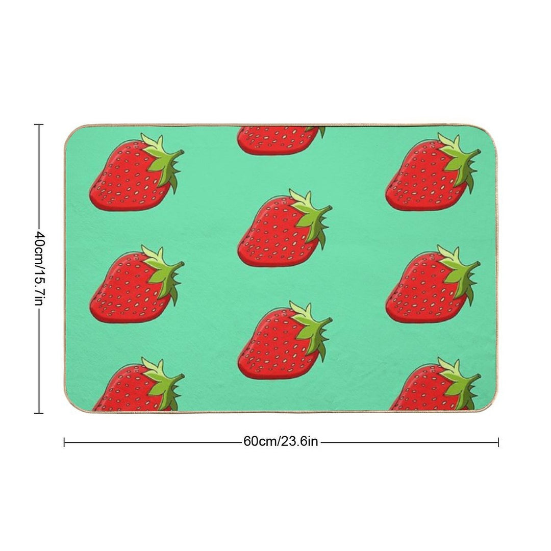 Strawberry  Versatile Bath Mat