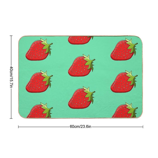 Strawberry  Versatile Bath Mat
