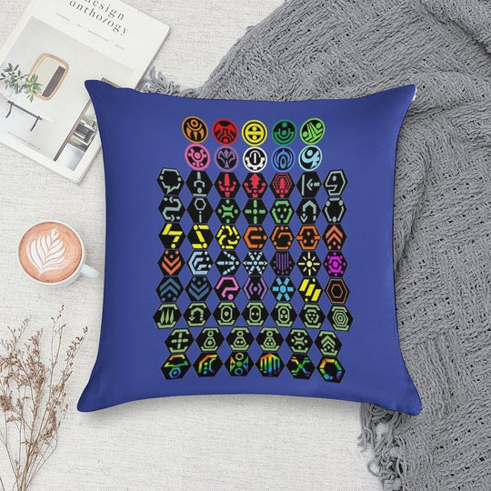 Phantasy Star Online - Icons Soft Style Accent Throw Pillow
