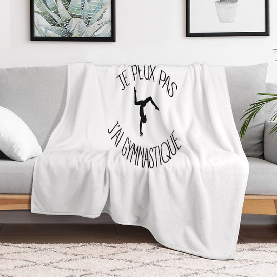 I Can Not I Have Gymnastics Lightweight Throw Blanket