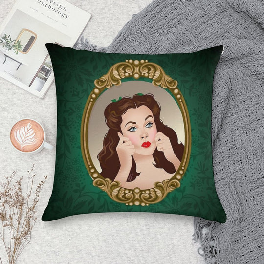 Scarlett Mirror Soft Durable Construction Throw Pillow