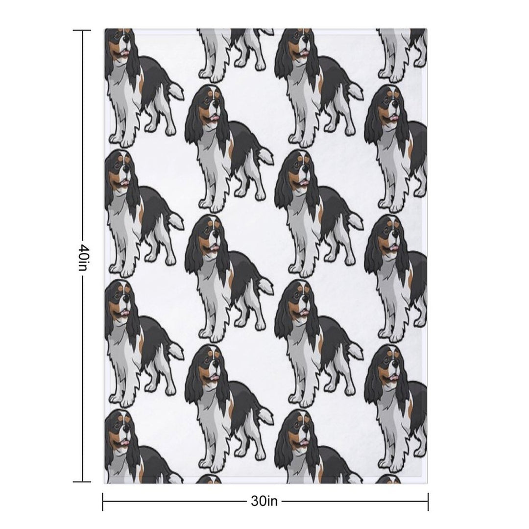 Cavalier King Charles Spaniel Multi-functional Throw Blanket