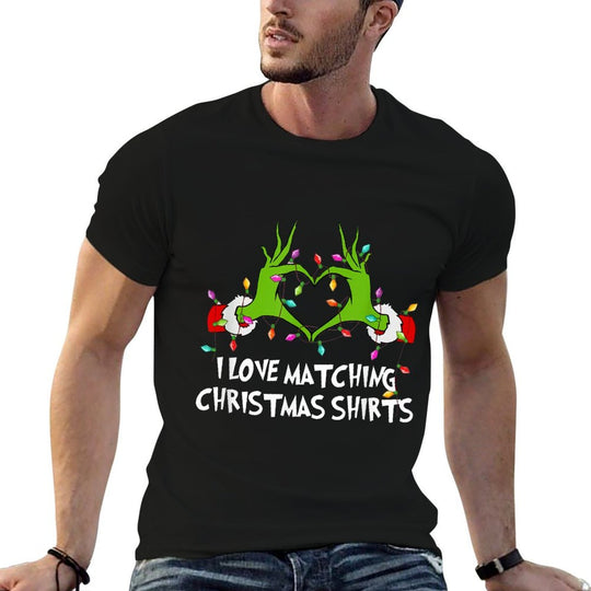 Christmas I Love Matchings But I Dont Xmas Couples  Polyester Blend T-Shirt