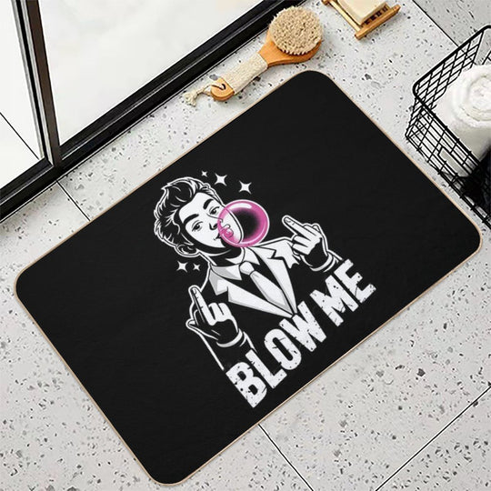 Blow Me Trump Pink Bubble Gum Donald Trump  Versatile Bath Mat